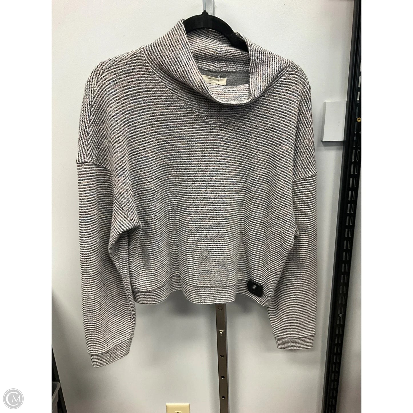 Sweater By Madewell In Striped Pattern, Size: Xl