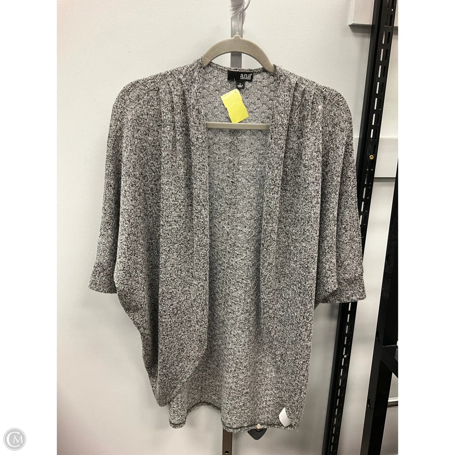 Sweater Cardigan By Ana In Grey, Size: S