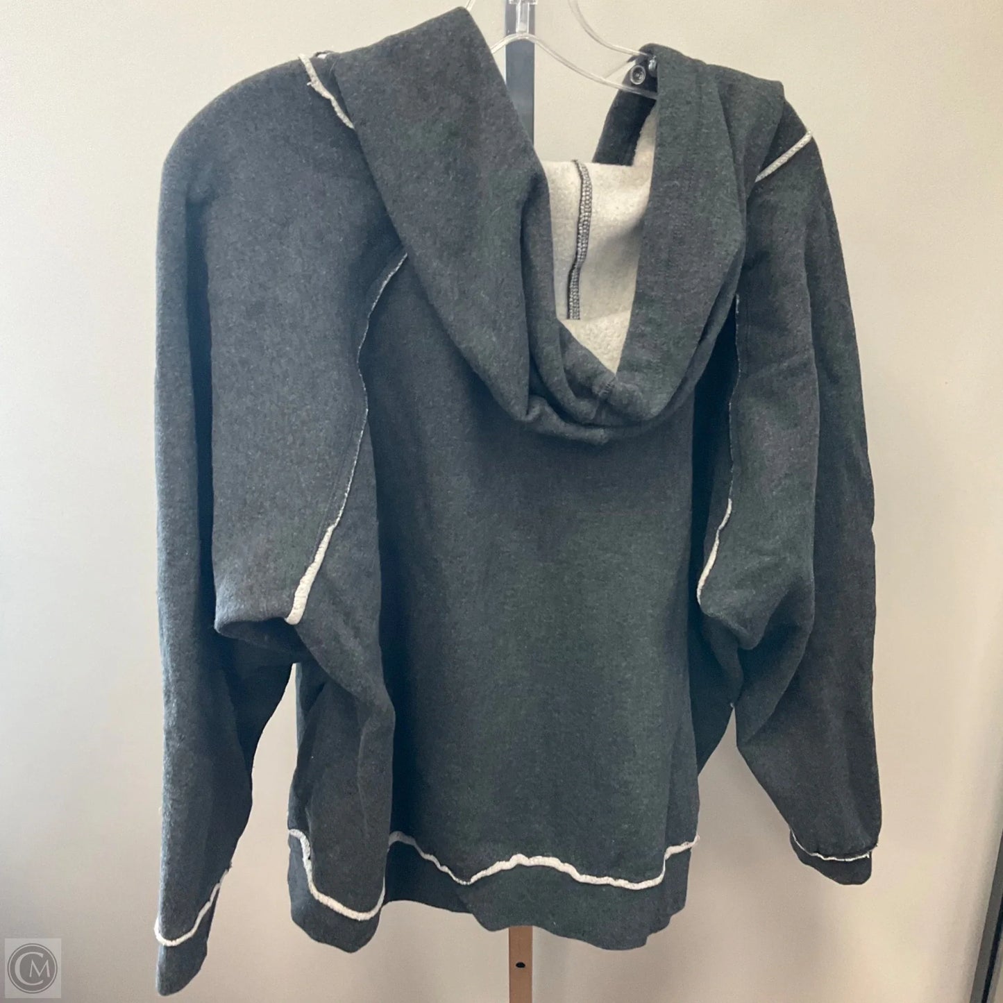 Sweatshirt Hoodie By Nfl In Grey, Size: 2x