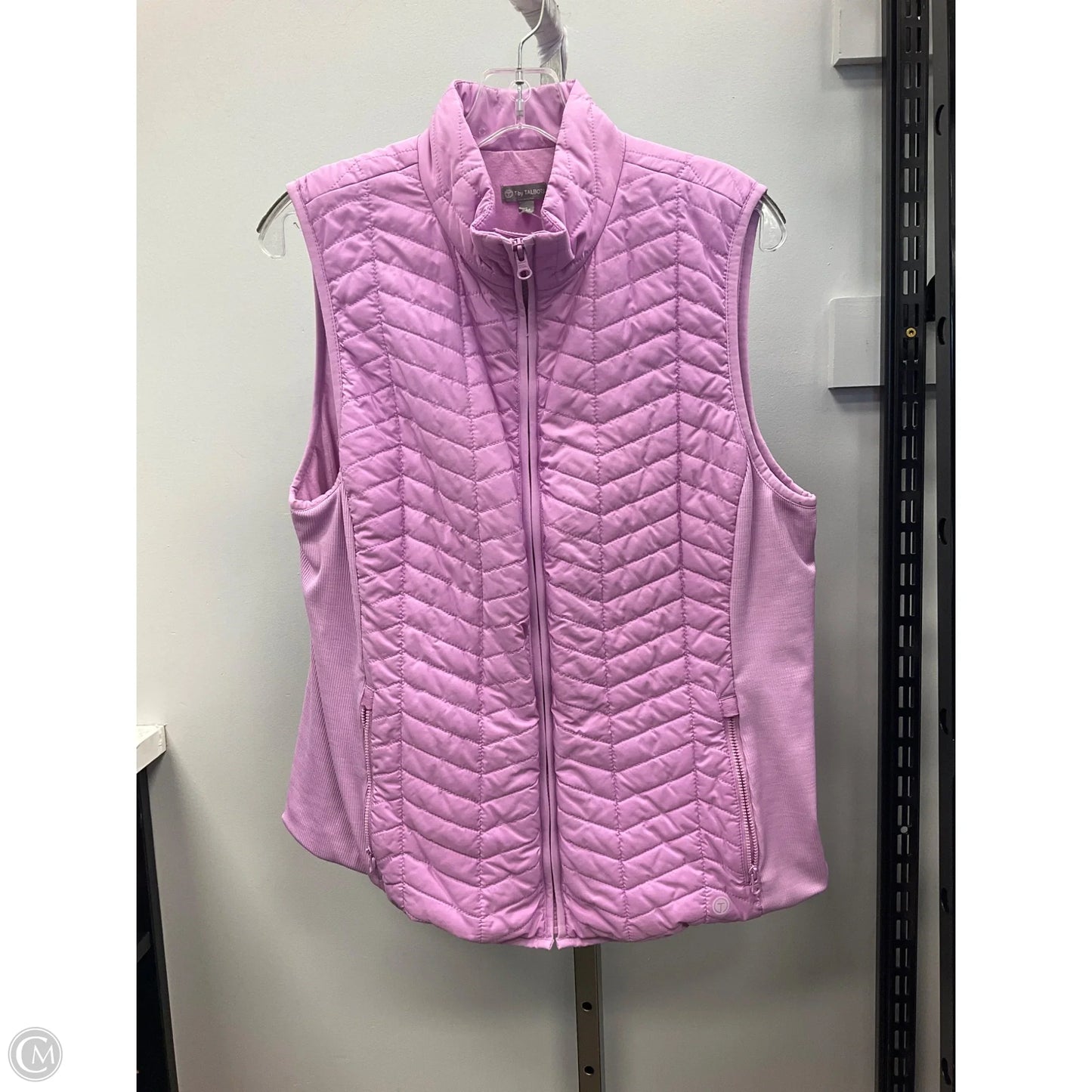Vest Puffer & Quilted By Talbots In Purple, Size: Xlp