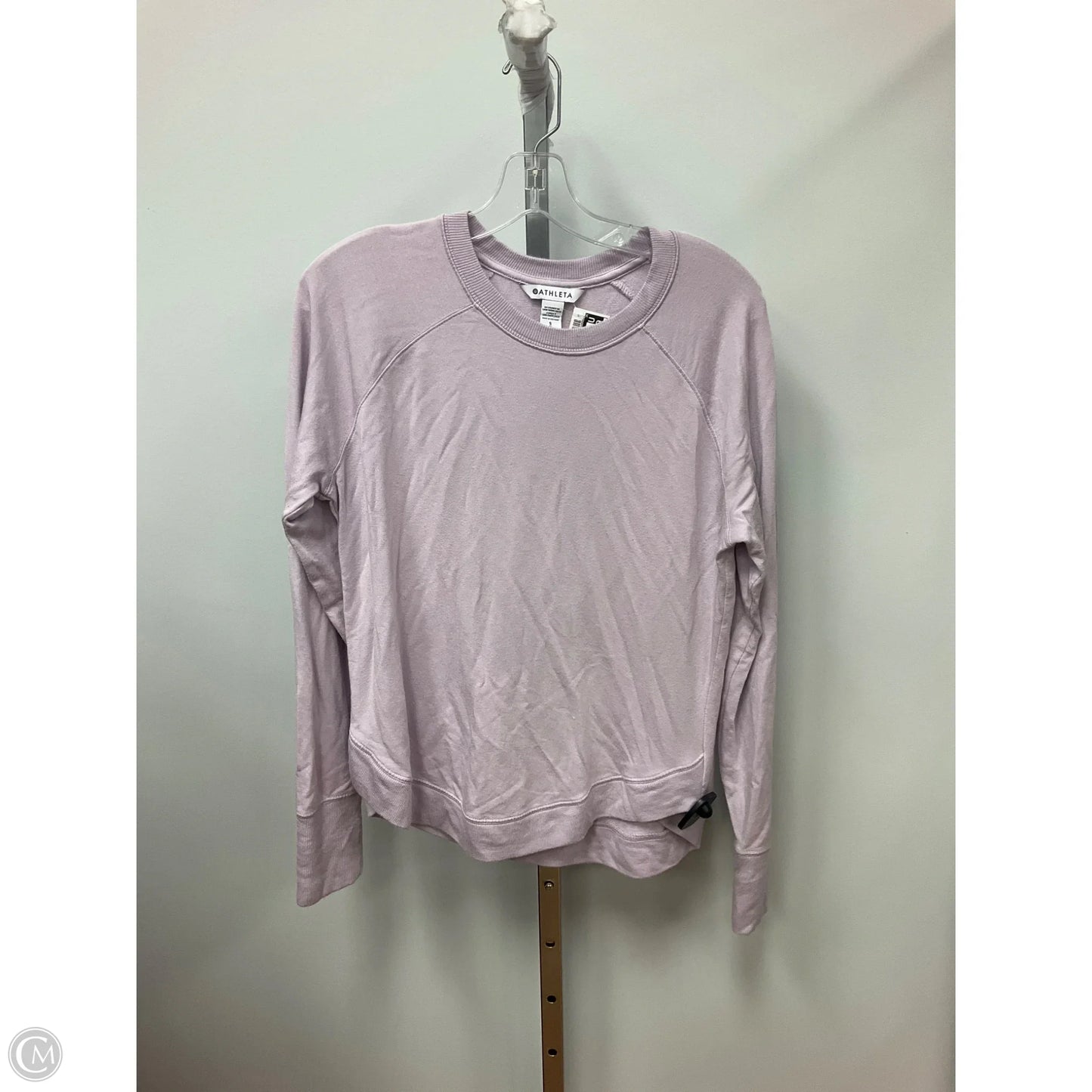 Top Long Sleeve By Athleta In Purple, Size: S