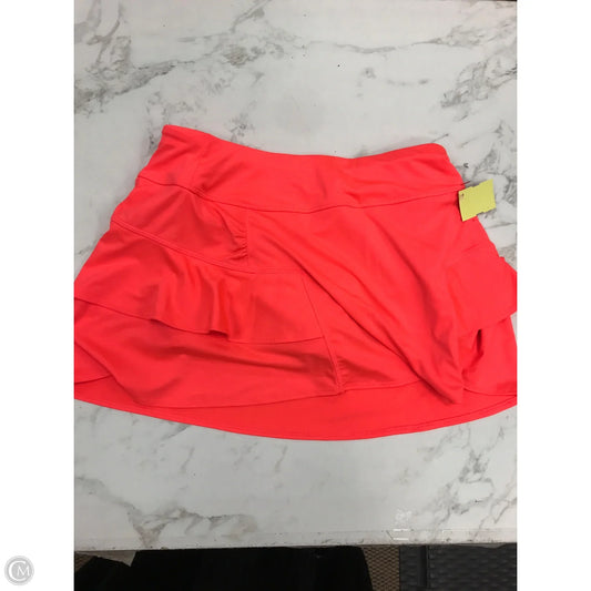 Skort By Athleta In Orange, Size: Xs