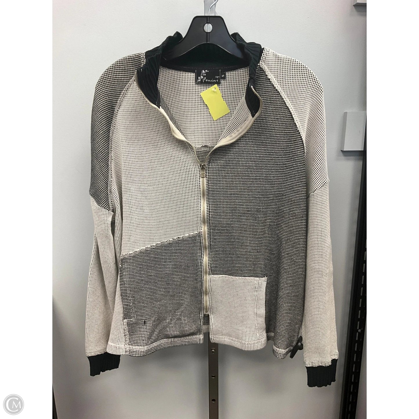 Sweater By Fenini In Black & White, Size: S