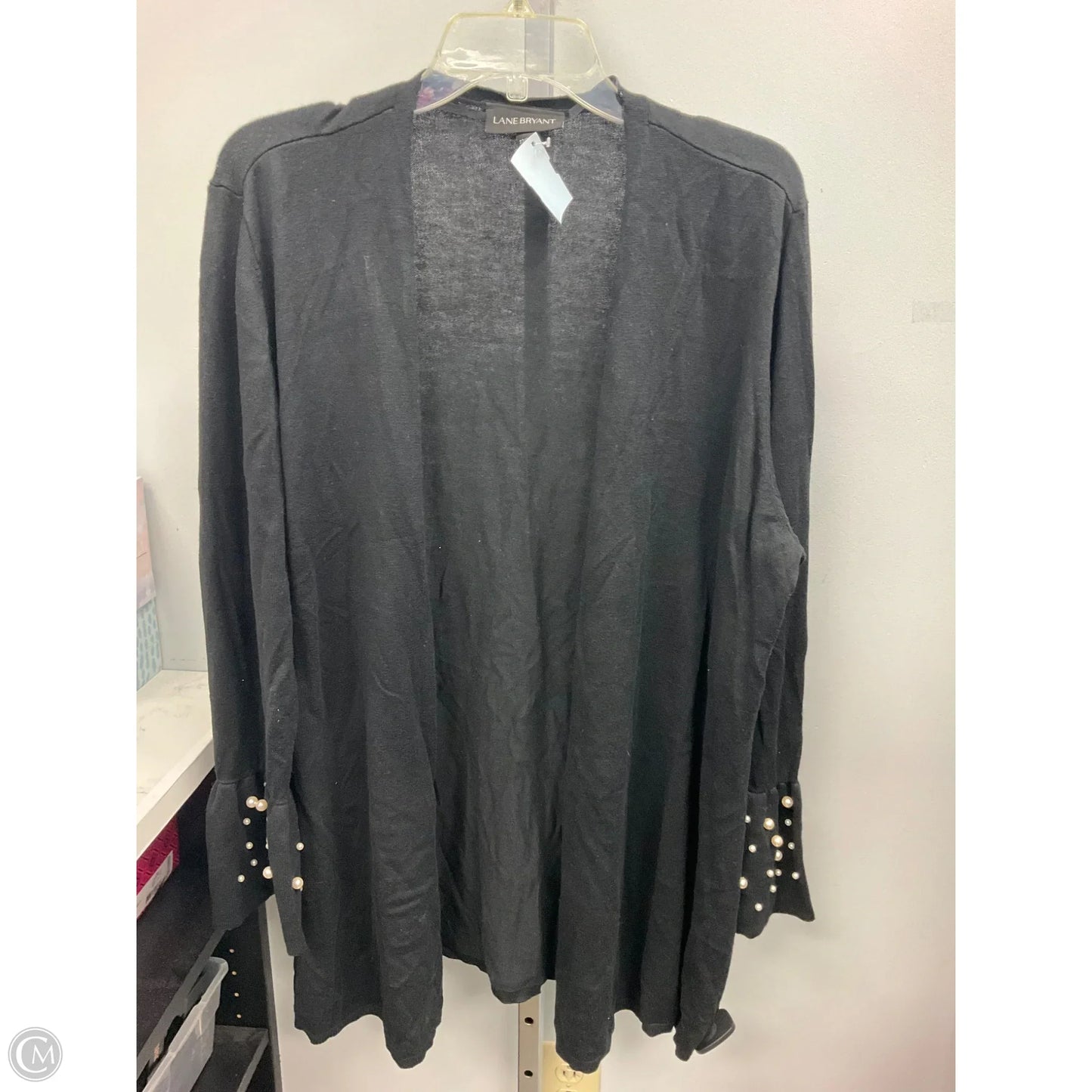 Sweater Cardigan By Lane Bryant In Black, Size: 2x