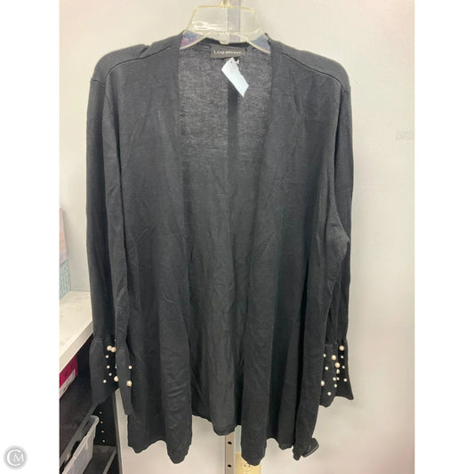 Sweater Cardigan By Lane Bryant In Black, Size: 2x