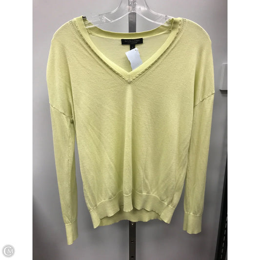 Sweater Cashmere By Banana Republic In Yellow, Size: S