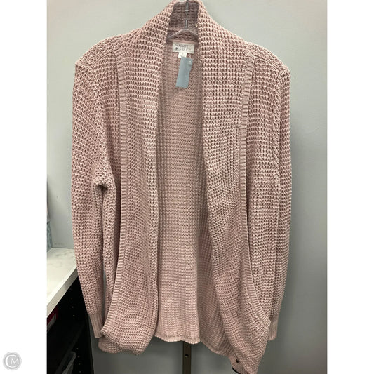 Sweater Cardigan By Market & Spruce In Pink, Size: S
