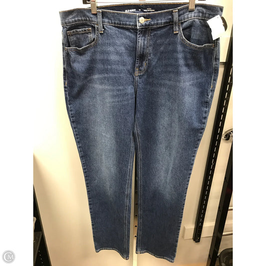 Jeans Boyfriend By Old Navy In Blue, Size: 14