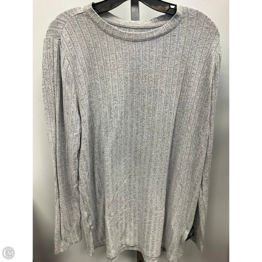 Top Long Sleeve By Lou And Grey In Grey, Size: Xl