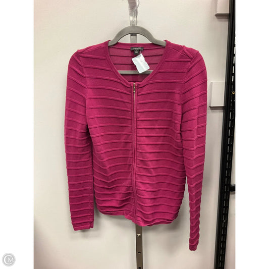 Top Long Sleeve By Ann Taylor In Maroon, Size: S