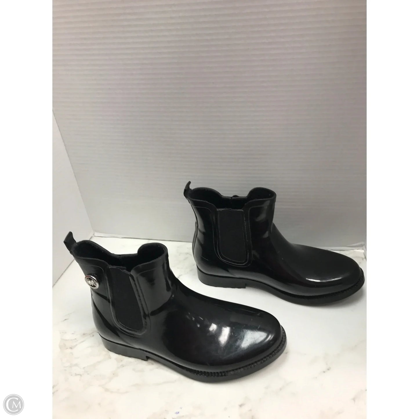 Boots Designer By Michael Kors In Black, Size: 7