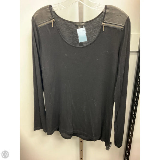 Top Long Sleeve By Willi Smith In Black, Size: L