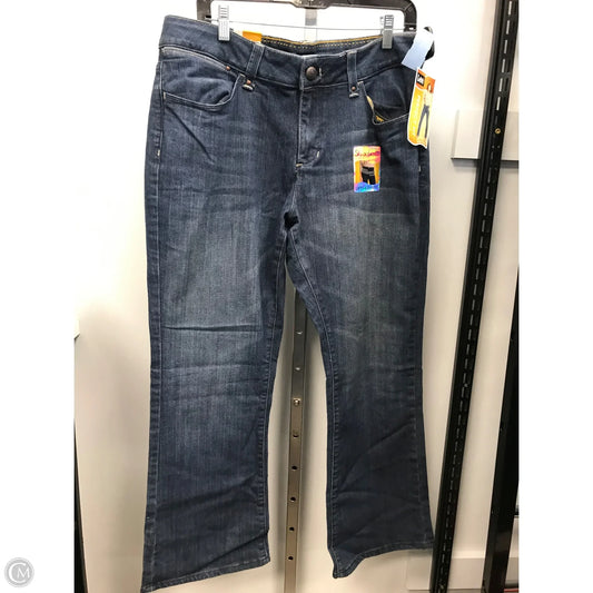 Jeans Boot Cut By Lee In Blue, Size: 16