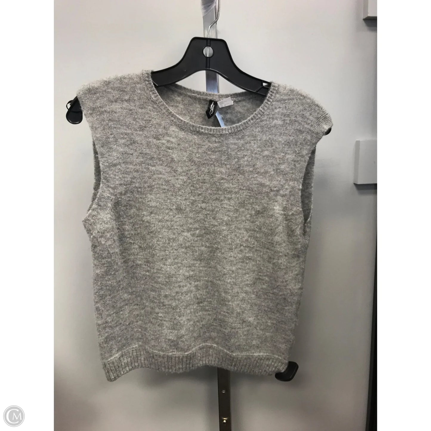 Vest Sweater By Divided In Grey, Size: M