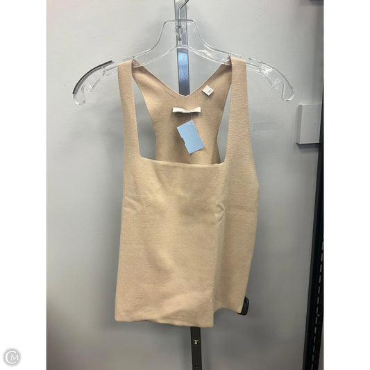 Top Sleeveless By Vince In Tan, Size: M