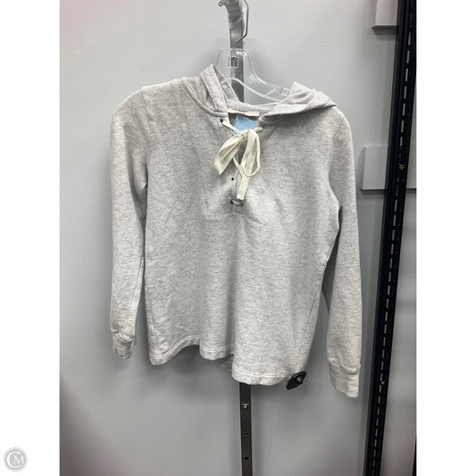 Sweatshirt Hoodie By Loft In Grey, Size: Xs
