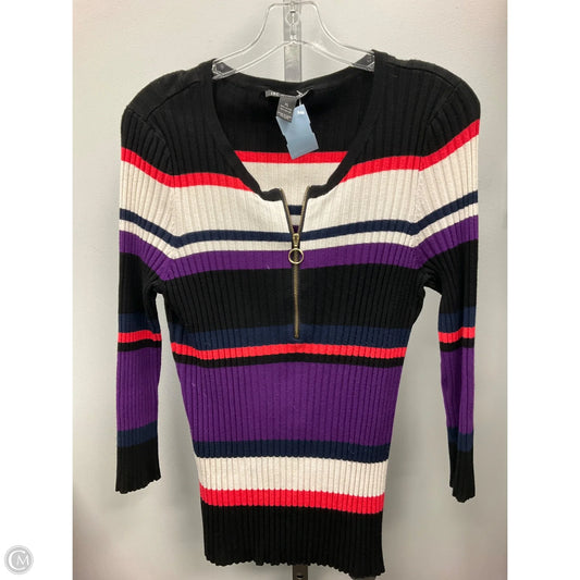 Sweater By Inc In Striped Pattern, Size: Xl