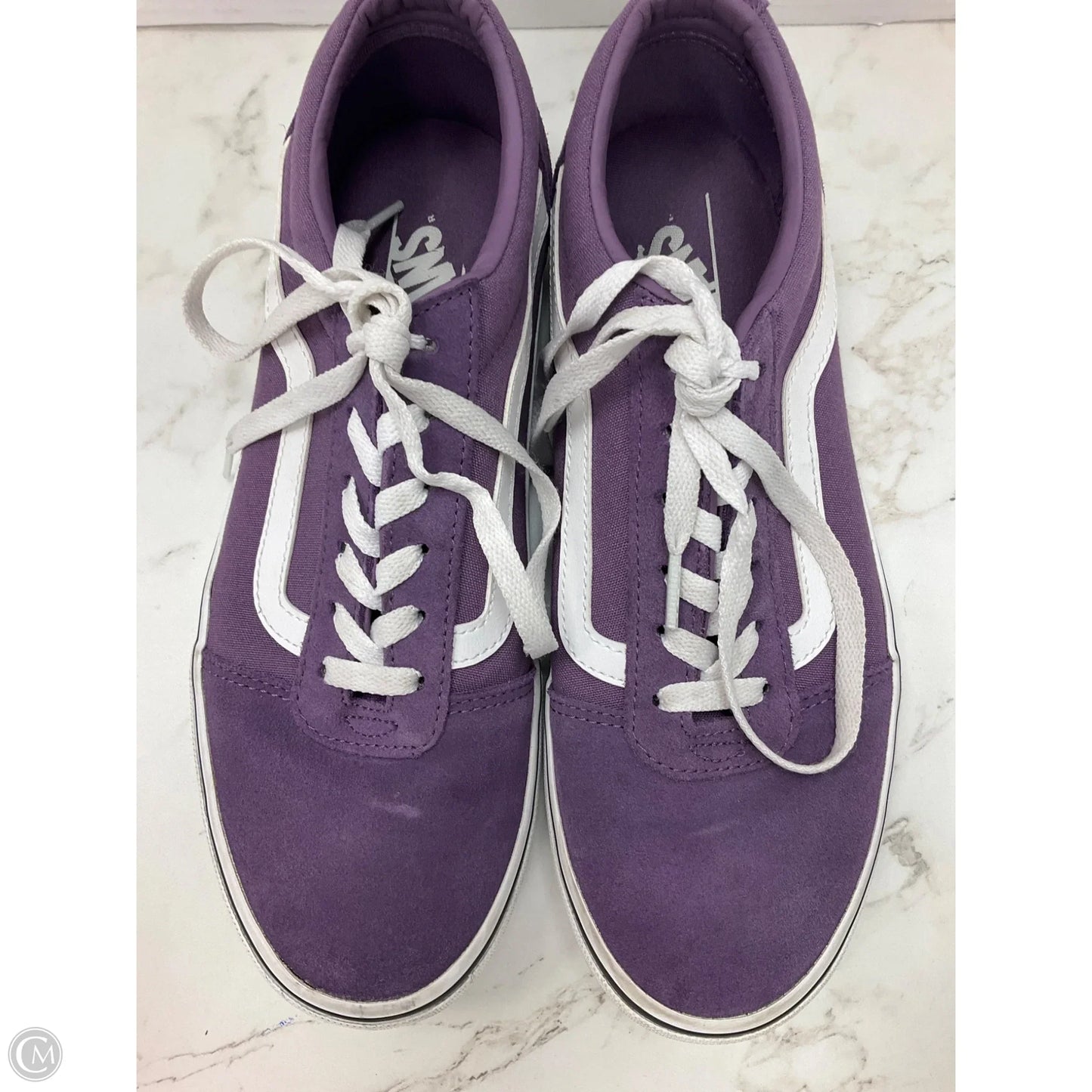 Shoes Sneakers By Vans In Purple, Size: 9.5