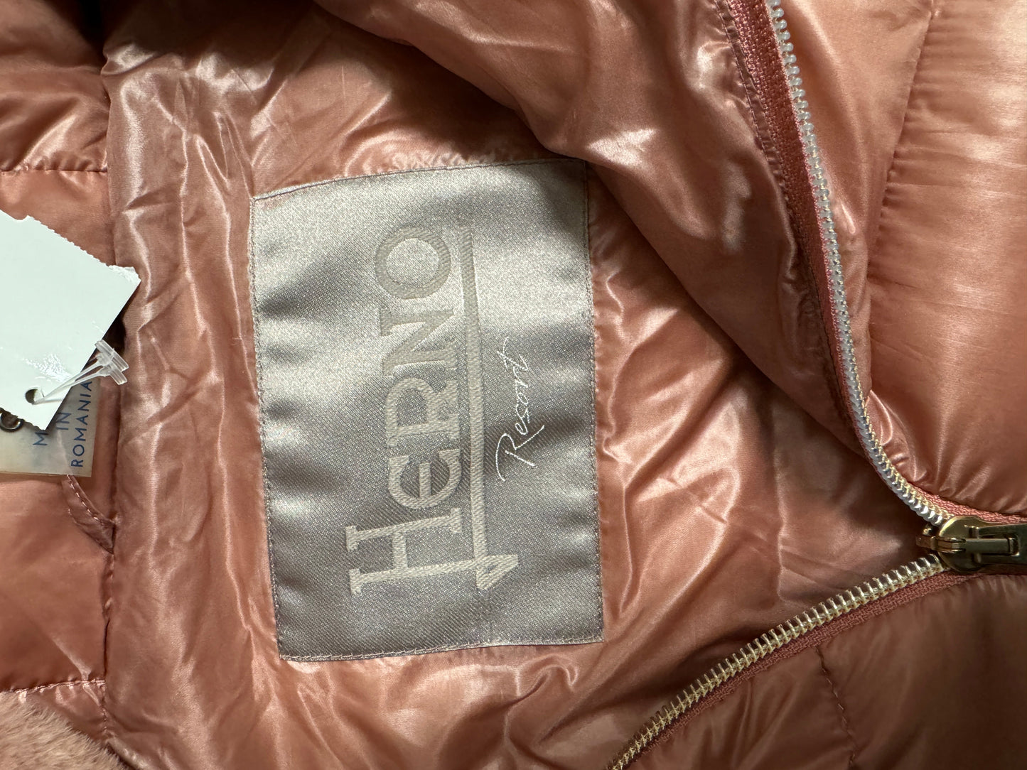 Jacket Puffer & Quilted By Herno In Pink, Size: Xs