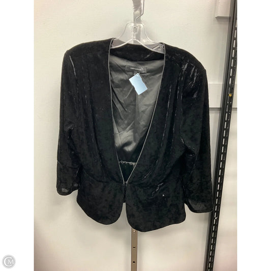 Blazer By Clothes Mentor In Black, Size: L