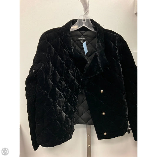 Jacket Puffer & Quilted By Talbots In Black, Size: 4