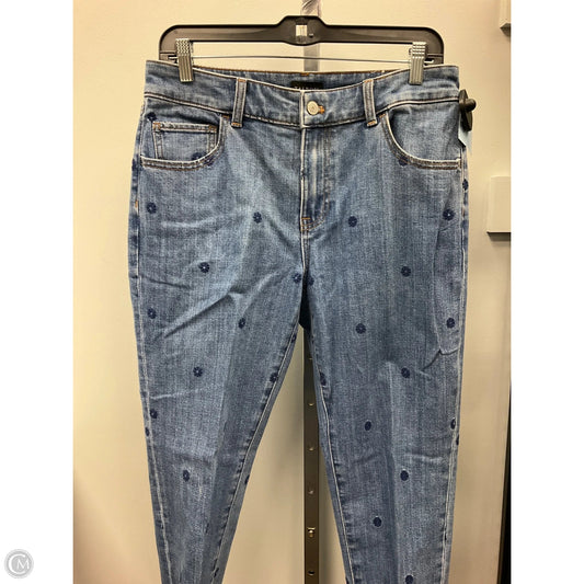 Jeans Straight By Talbots In Blue, Size: 8p
