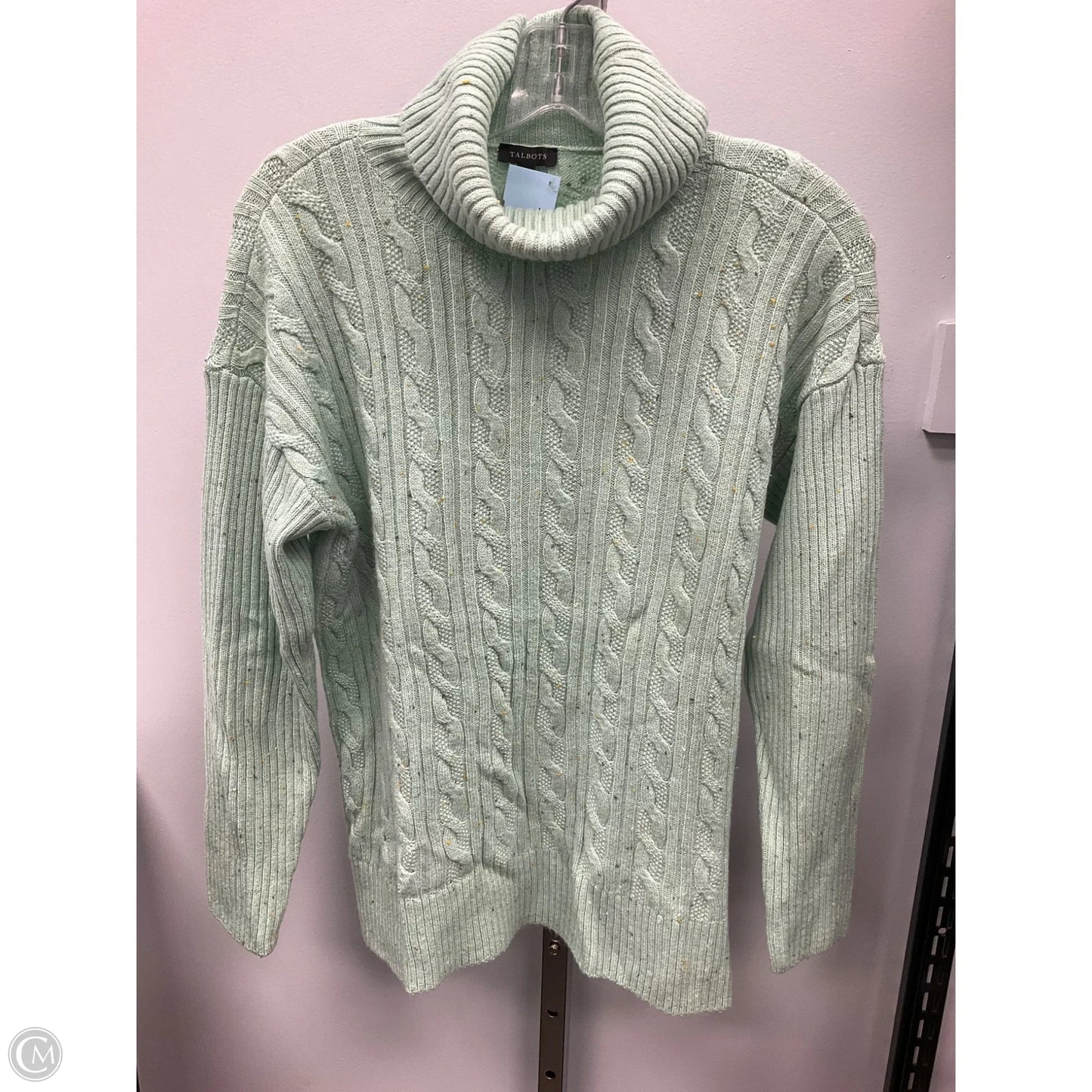Sweater By Talbots In Green, Size: S