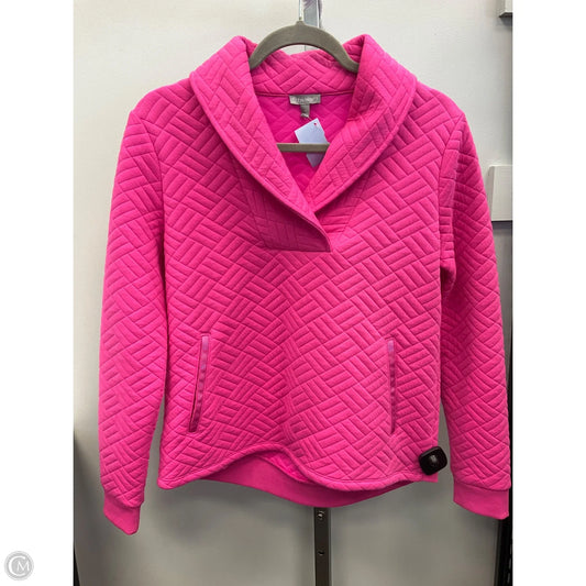 Athletic Sweatshirt Collar By Talbots In Pink, Size: Xs