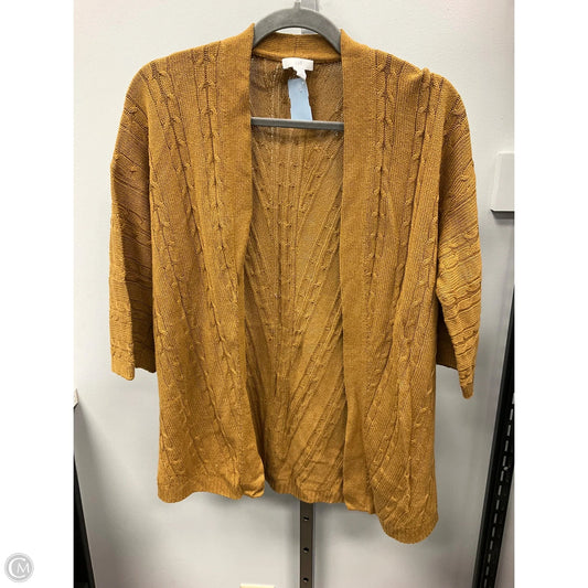 Sweater Cardigan By J. Jill In Tan, Size: Sp