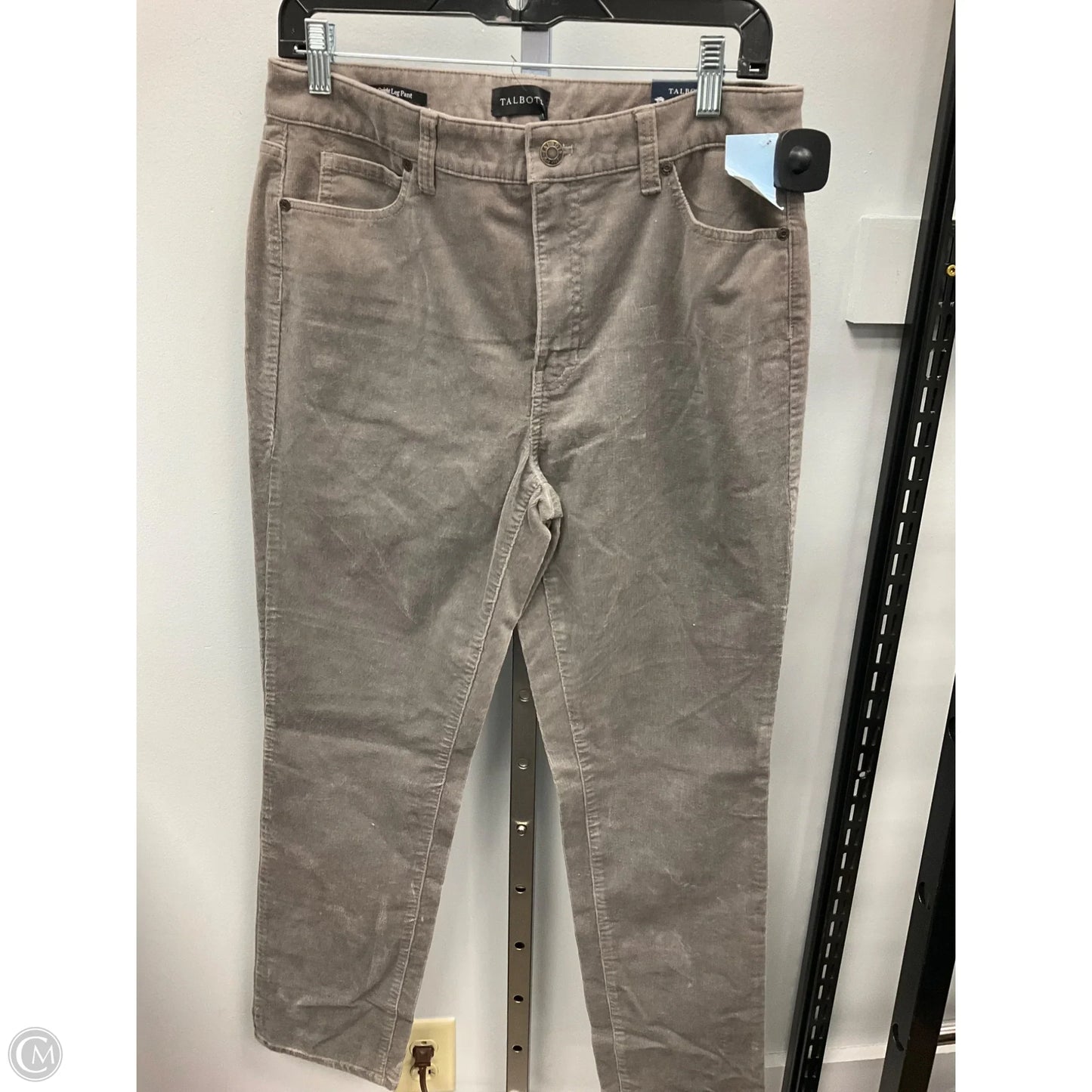 Pants Corduroy By Talbots In Grey, Size: 8p