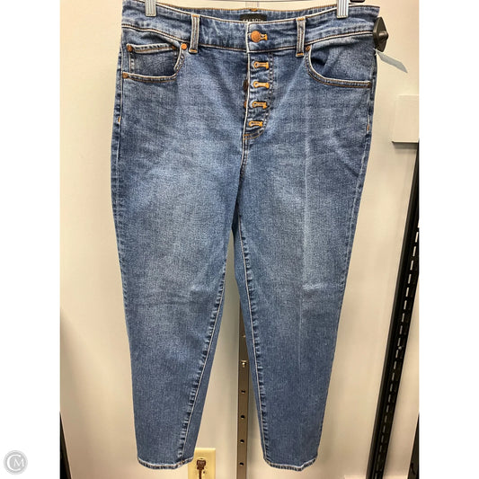 Jeans Straight By Talbots In Blue, Size: 8p
