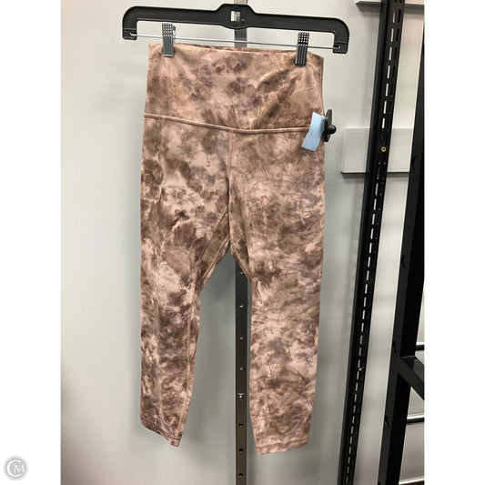 Athletic Leggings By Lululemon In Gold, Size: 6