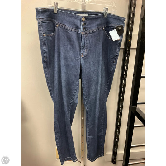 Jeans Skinny By Lane Bryant In Blue, Size: 18