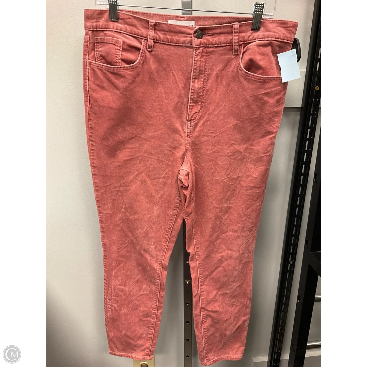 Pants Corduroy By Loft In Pink, Size: 12