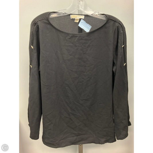 Top Long Sleeve By Michael By Michael Kors In Black, Size: M
