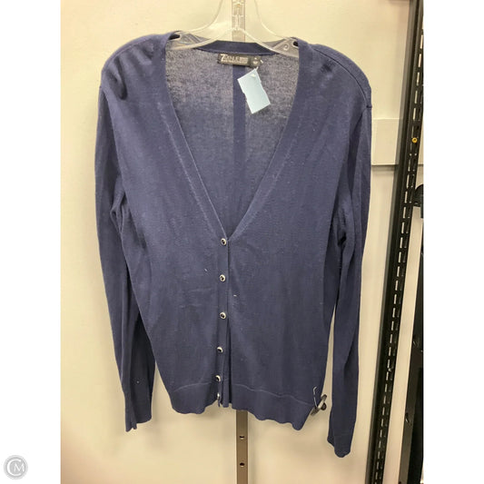Sweater Cardigan By New York And Co In Blue, Size: Xl