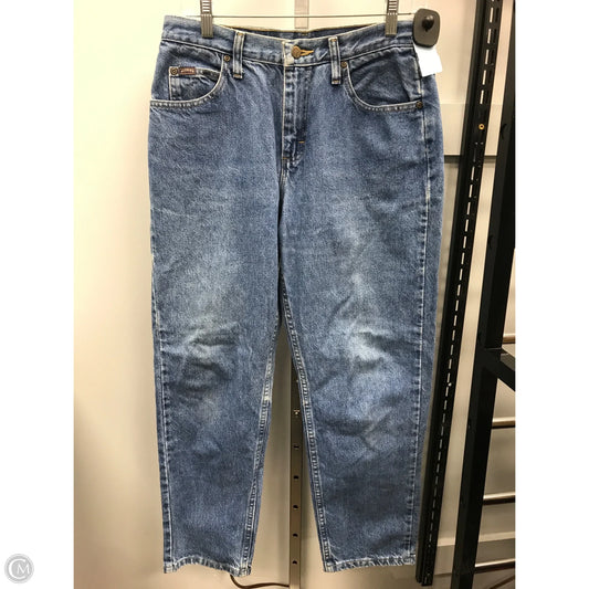 Jeans Straight By Riders In Blue, Size: 8