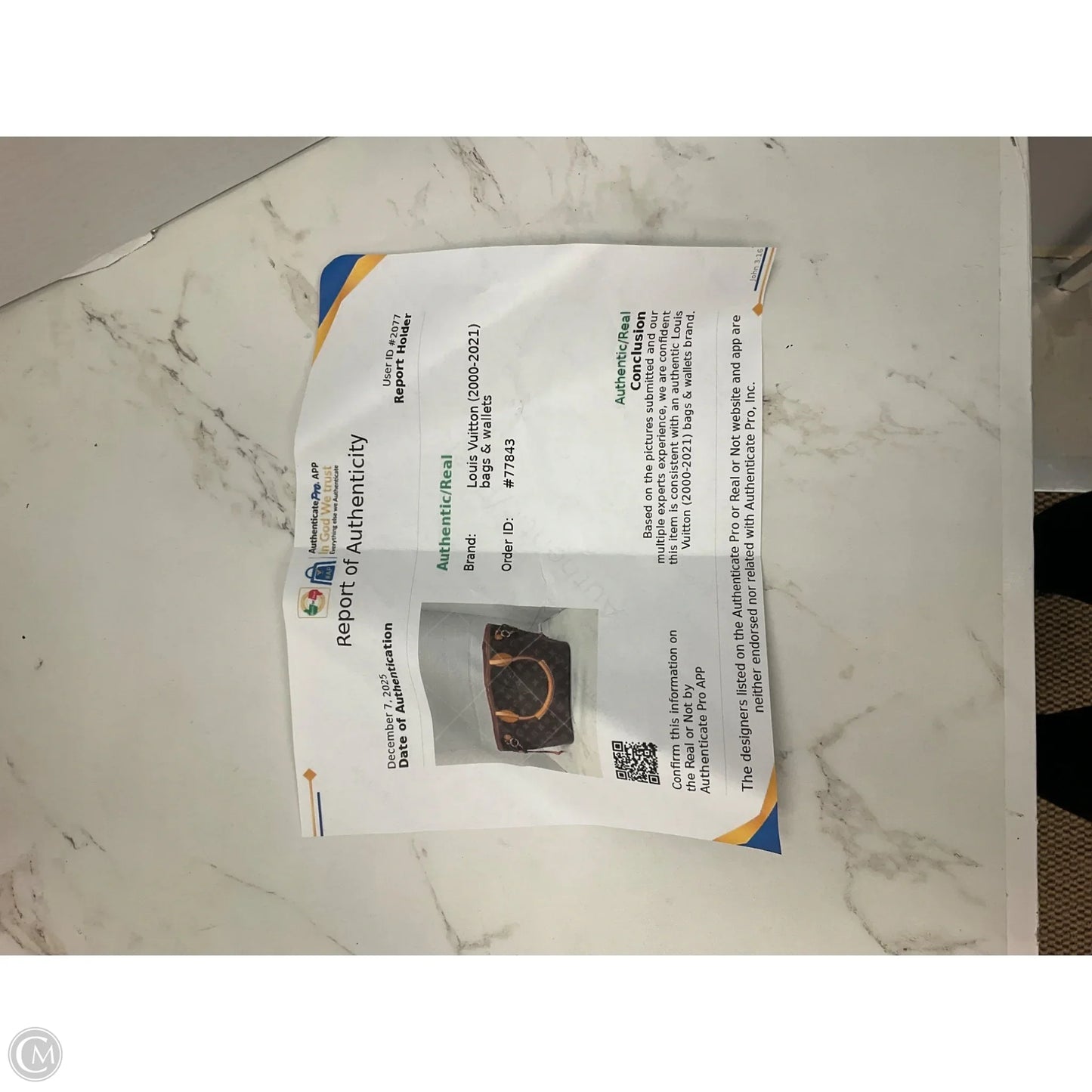 Handbag Luxury Designer By Louis Vuitton, Size: Small