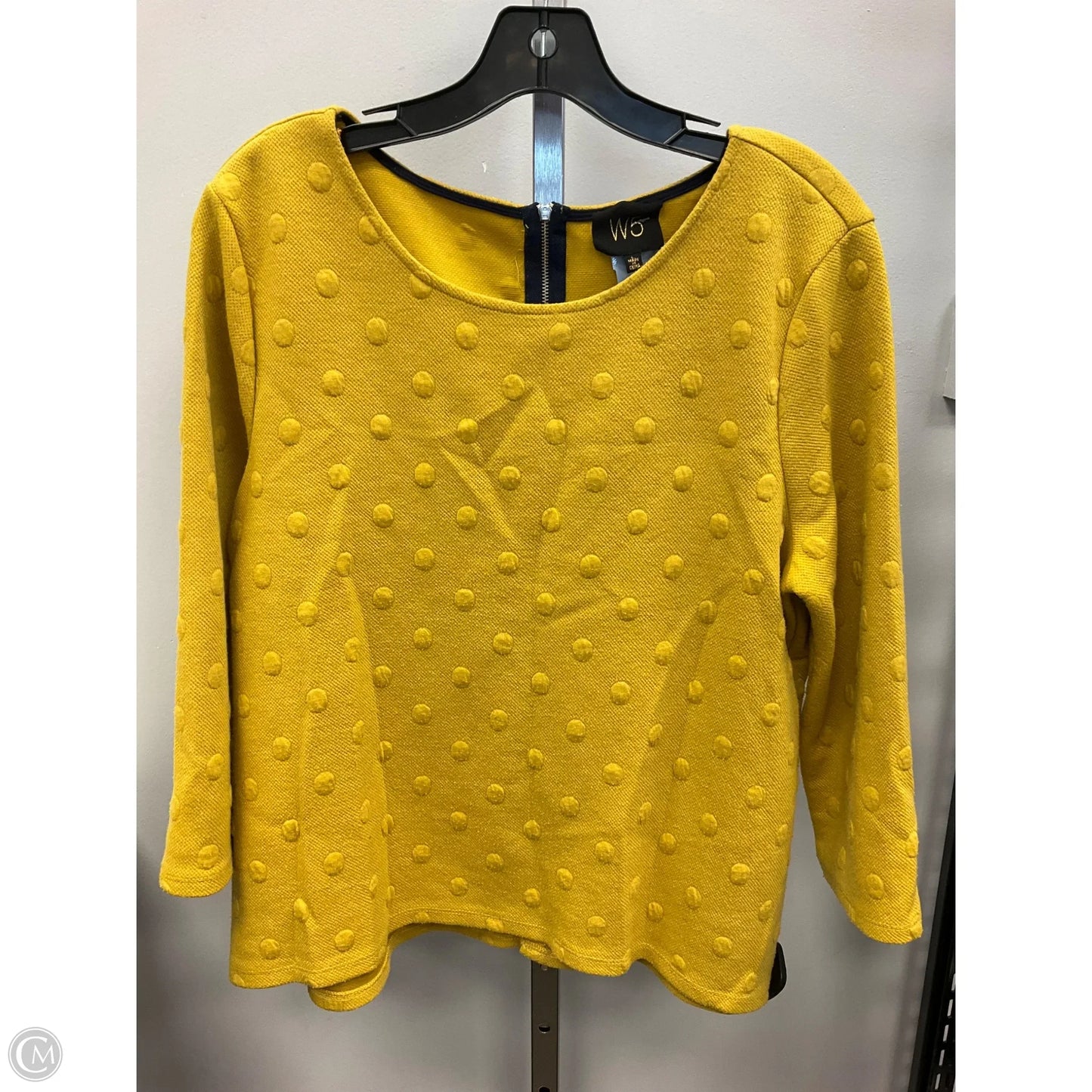 Sweater By W5 In Yellow, Size: L