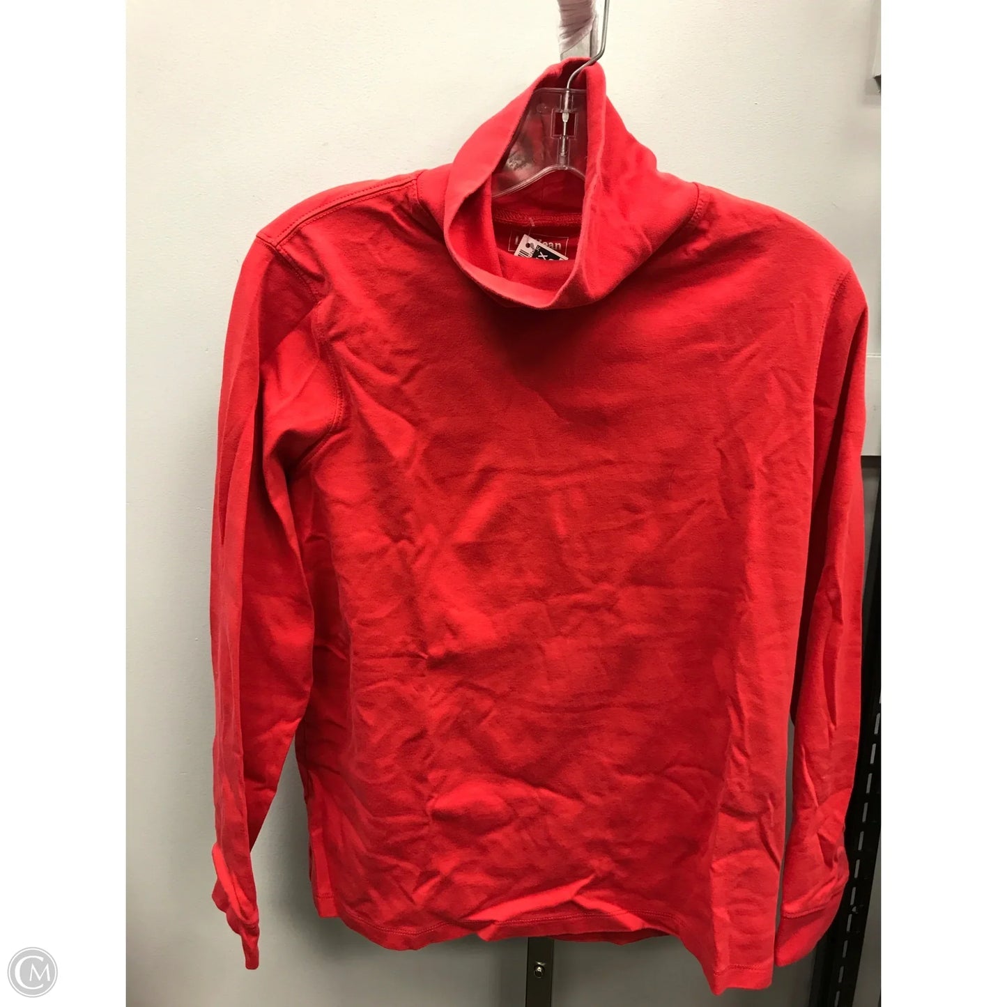 Top Long Sleeve By L.l. Bean In Red, Size: L