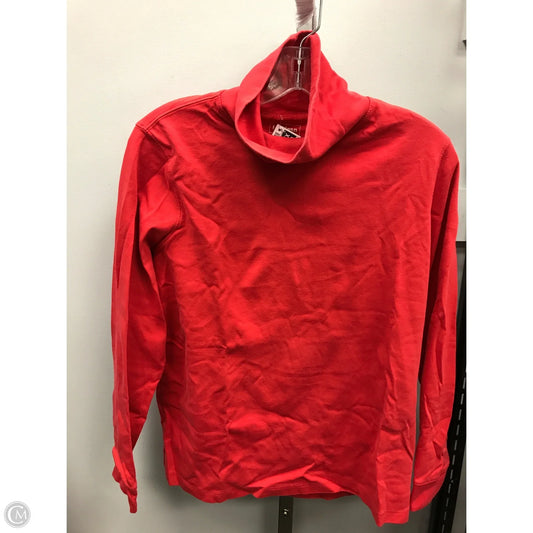 Top Long Sleeve By L.l. Bean In Red, Size: L