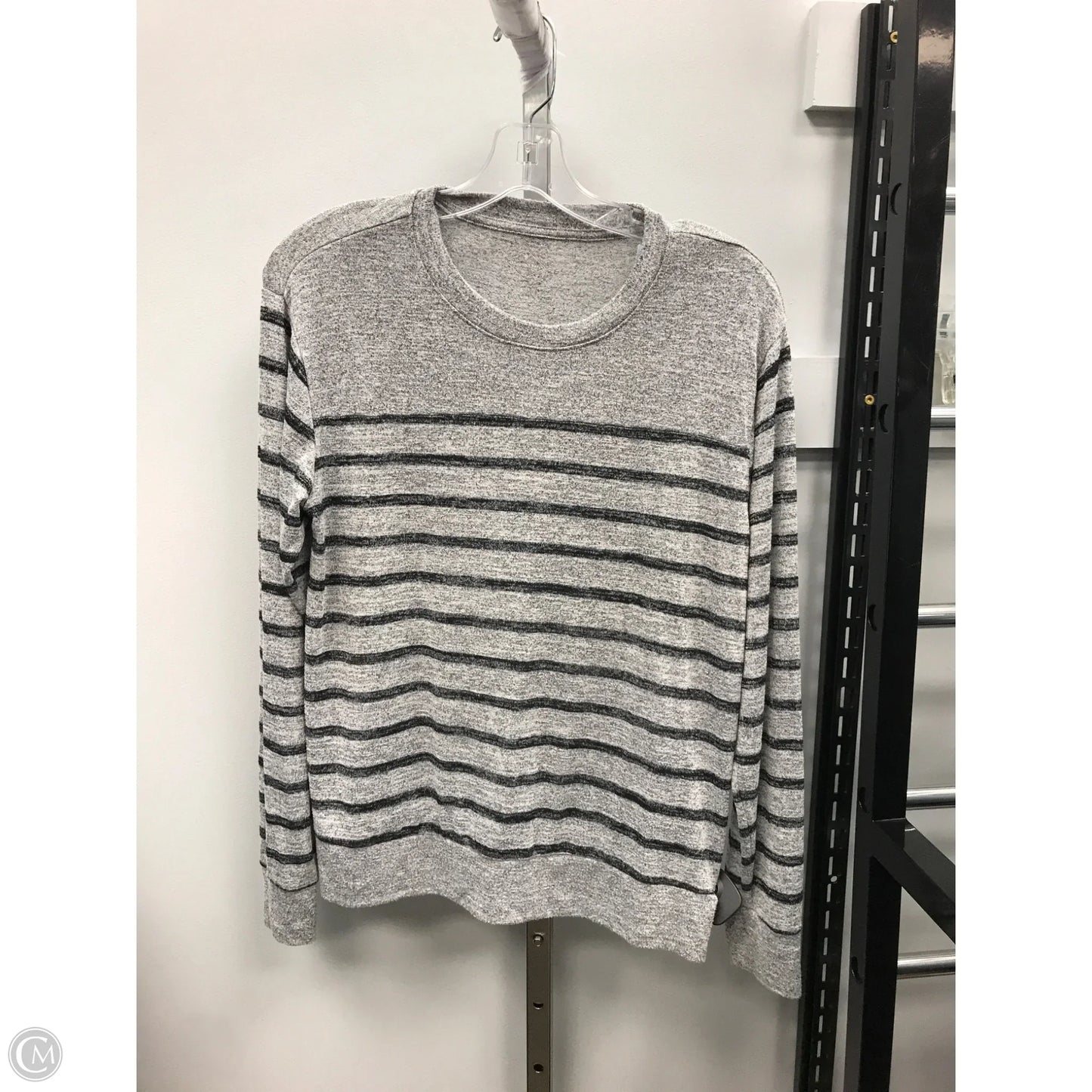 Top Long Sleeve By St Johns Bay In Striped Pattern, Size: S
