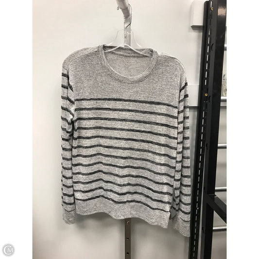 Top Long Sleeve By St Johns Bay In Striped Pattern, Size: S