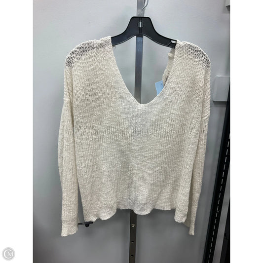 Top Long Sleeve By Moon And Madison In Cream, Size: L