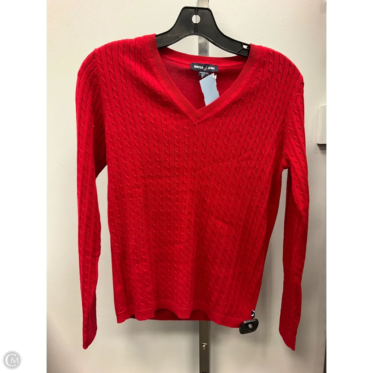 Sweater By Nautica In Red, Size: Xs