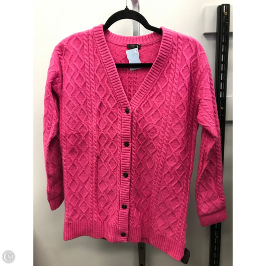 Sweater Cardigan By Talbots In Pink, Size: Sp