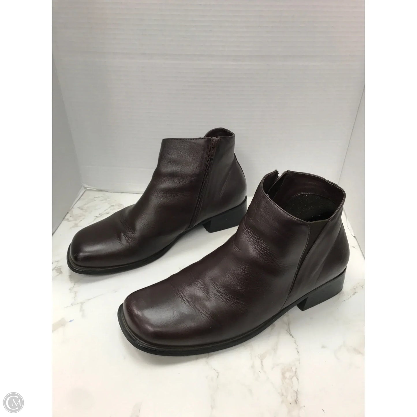 Boots Leather By Cloudwalkers In Brown, Size: 12