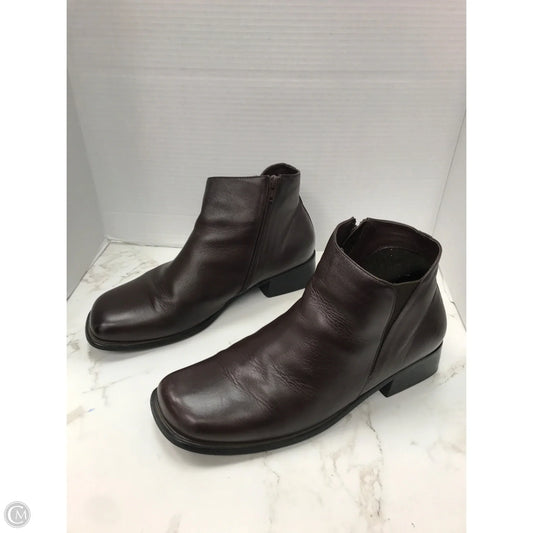 Boots Leather By Cloudwalkers In Brown, Size: 12