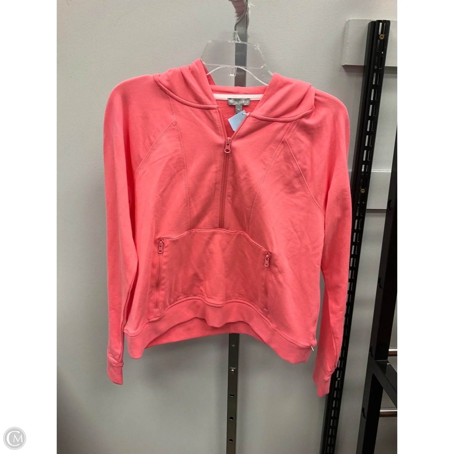 Sweatshirt Hoodie By Talbots In Pink, Size: Mp