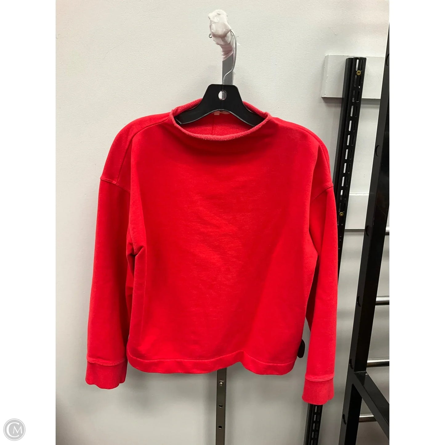 Sweatshirt Crewneck By Madewell In Red, Size: S